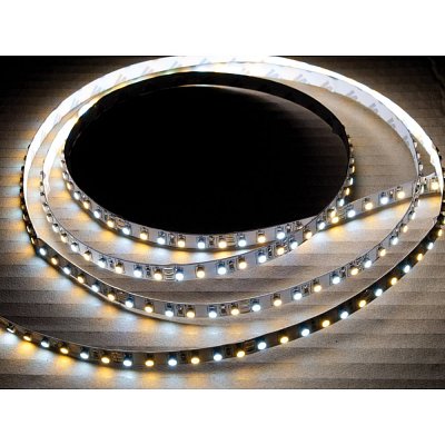 LED pásek 120LED/m; warm + cool white; 9,6W/m; IP20; 5 m; 12V