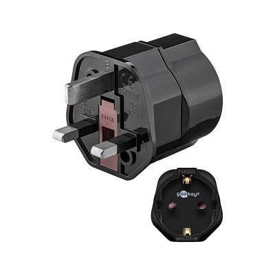 Redukce - cestovní adaptér Schuko na UK