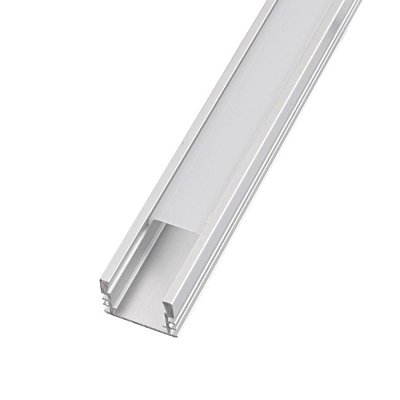 Hliníkový profil s difuzorem pro LED pásky do šíře 10mm. Barva difuzoru: mléčná