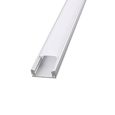 Hliníkový profil s difuzorem pro LED pásky do šíře 10mm. Barva difuzoru: mléčná