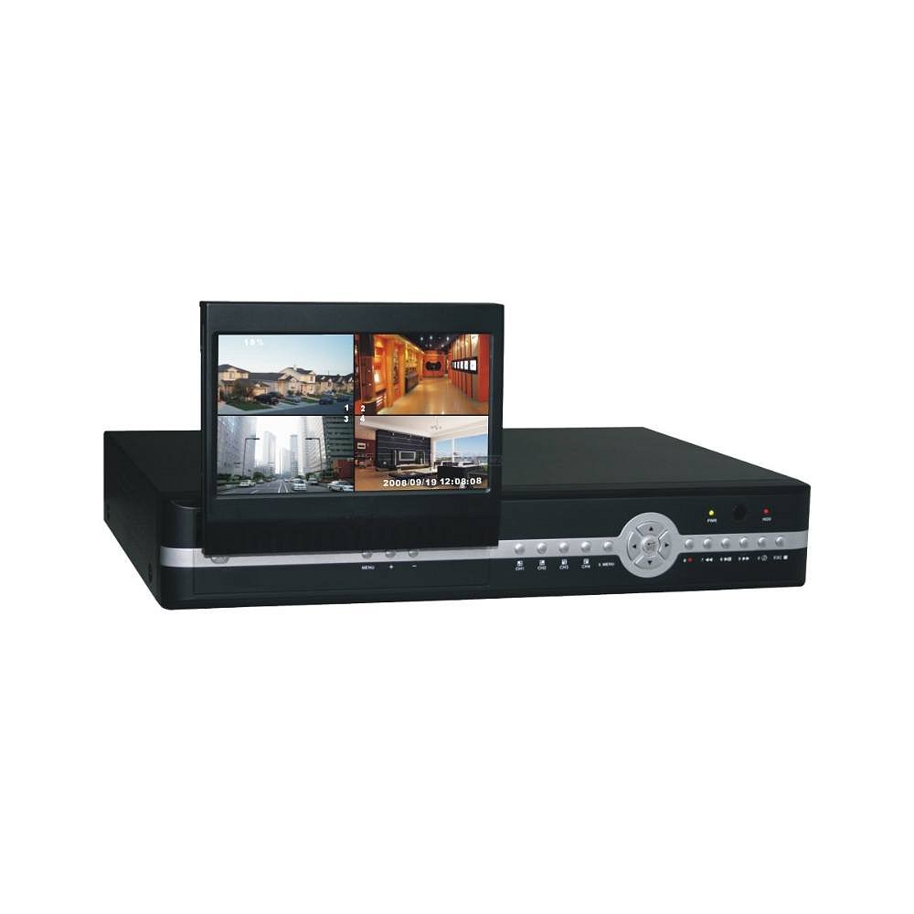 Digitální videorekordér, 4 kanály, alarm, NTSC-12. 6,5kg, detekce pohybu