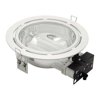 Podhledové svítidlo 230VAC, 60W, G24, bílé