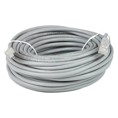 Patch kabel UTP RJ45-RJ45, CAT5E, 20m šedý