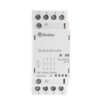 Modulový stykač 230VAC 4p