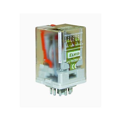 Pomocné relé 3x10A přepínací, AC/DC 24V