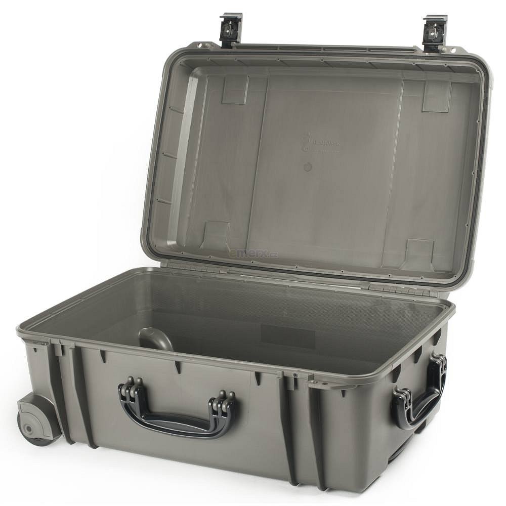 Nárazuvzdorný a voděodolný kufr IP67, vnitřní rozměr 561x343x216mm