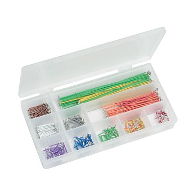 Sada drátových propojek pro nepájivá kontaktní pole.