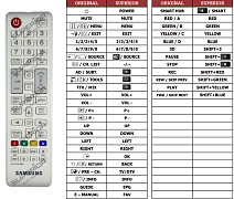 Samsung  AA59-00788A  náhradní dálkový ovladač jiného vzhledu