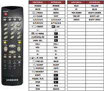 Samsung  AA59-10075G náhradní dálkový ovladač jiného vzhledu