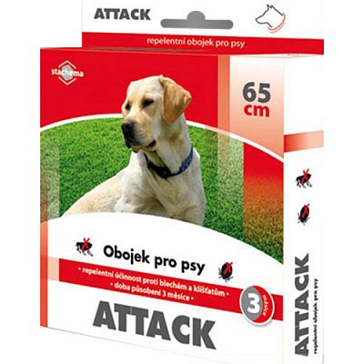 Antiparazitní obojek pro psy STACHEMA Attack 65cm