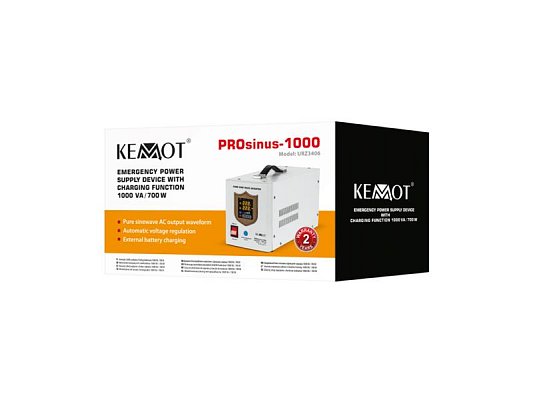 Zdroj záložní KEMOT PROsinus-1000 700W 12V White