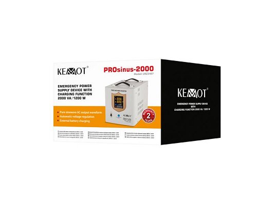 Zdroj záložní KEMOT PROsinus-2000 1200W 12V White
