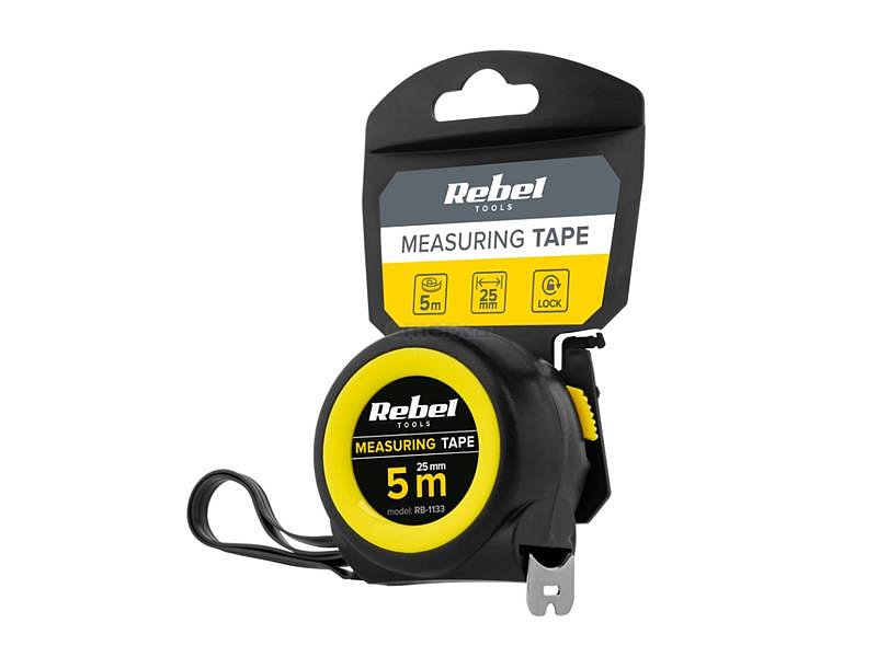 Metr svinovací 5m REBEL RB-1133 25mm