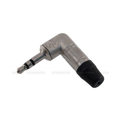 Konektor JACK 3,5; stereo; vidlice; na kabel; kovový