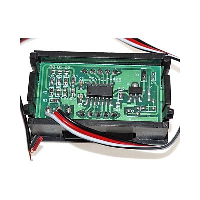Digitální panelový voltmetr 0-99,9V, 48 x 29mm