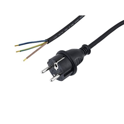 Flexo šňůra  2,5m 3x1 černá, PF34 (PF34)