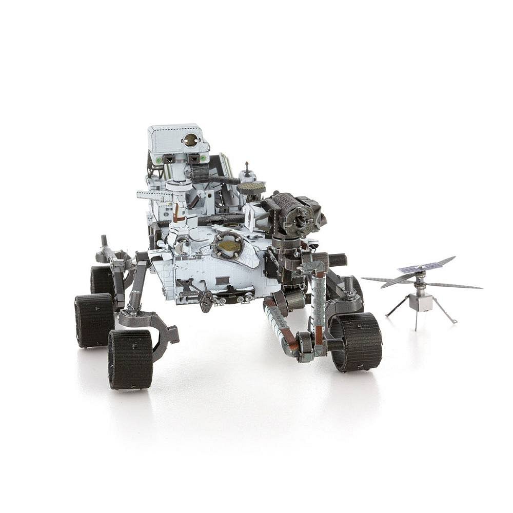 Stavebnice kovového 3D modelu Mars rover Perseverance & Ingenuity helicopter