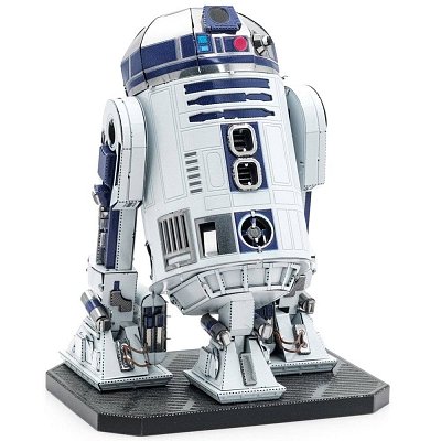Stavebnice 3D kovového modelu R2-D2 Premium Series