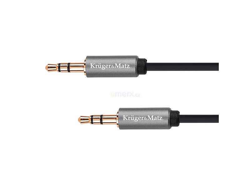 Kabel KRUGER & MATZ JACK 3.5 konektor/JACK 3.5 konektor 1,8m KM1227 Basic