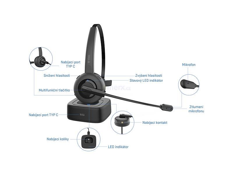 Sluchátka Bluetooth YENKEE YHP 50BT