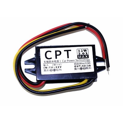 DC/DC měnič napětí z 12V na 5V, max odebíraný proud 3A