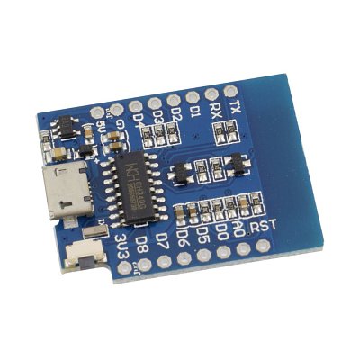D1 mini je miniaturní wifi deska postavená na ESP-8266