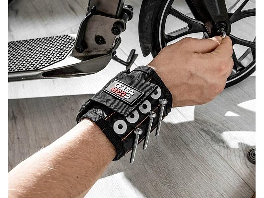 Magnetický pásek na zápěstí s kapsami GADGET MASTER Magnetic Wrist Band