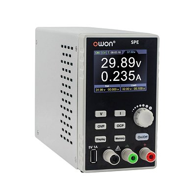 Laboratorní zdroj,0-60V/10A, 300W, 2,8'' LCD, 4 paměti, funkce data logger