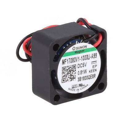 5V/107mA; 0,81W; 17x17x8mm; 21000 RPM; 21,5dB; VAPO MagLev