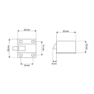 Elektromagnetická západka zámku, 12V, 0,6A, 7,5W, kabel 27cm, 145g