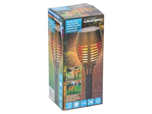 Svítidlo solární imitace plamene Grunding 6640