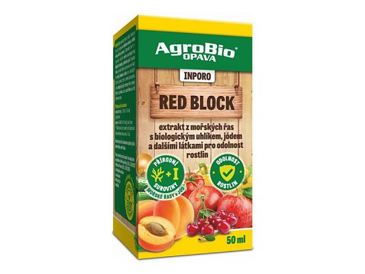 Přípravek pro odolnost rostlin AGROBIO Inporo Red Block 50ml