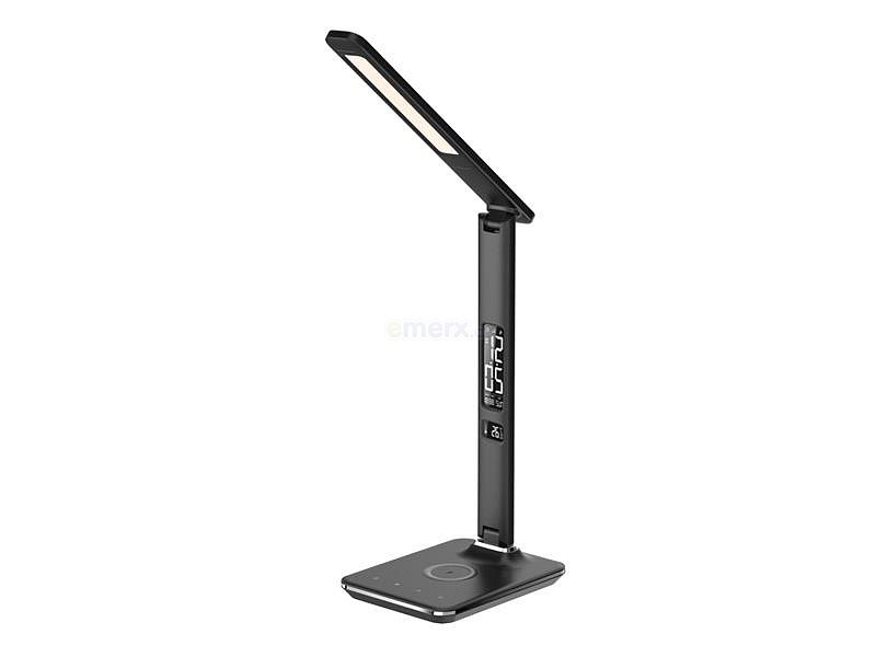 Lampa stolní IMMAX Kingfisher 08965L USB s bezdrátovým nabíjením Qi