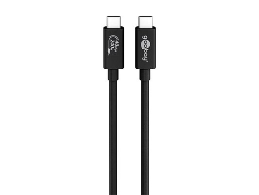 Kabel GOOBAY 61716 USB-C/USB-C 0,7m Black