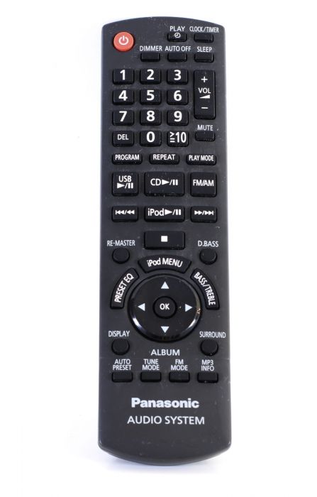 Panasonic SC-PM38, SA-PM38, N2QAYB000429 náhradní dálkový ovladač jiného vzhledu