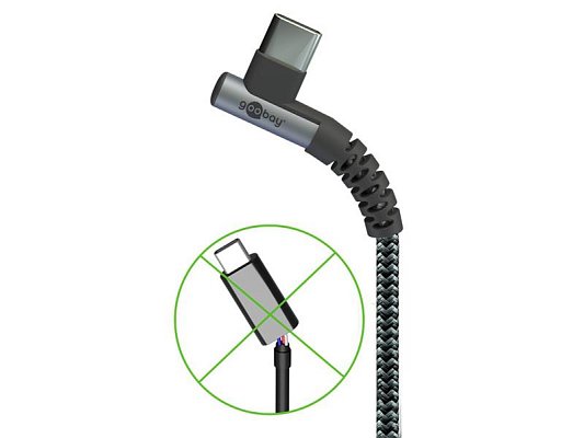 Kabel GOOBAY 64659 USB-C/USB-C 1m Grey