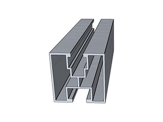 Hliníkový montážní H profil 40x40mm 3,30 m stříbrný