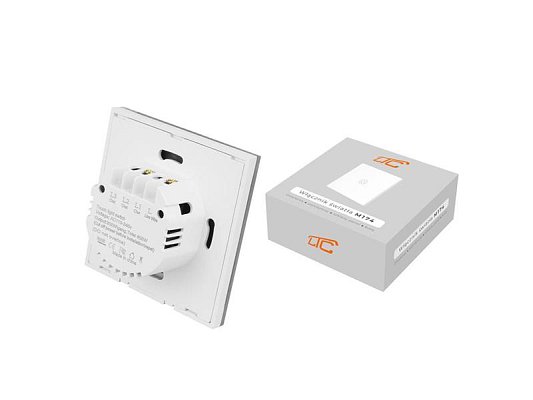 Vypínač skleněný LTC M174 jednotlačítkový