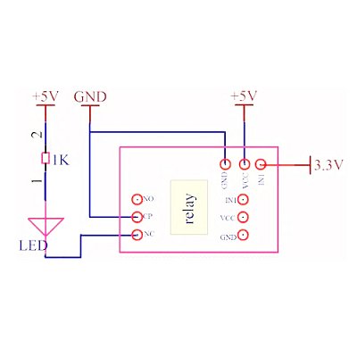 Modul relé 1-kanál 12V Low level