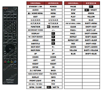 Pioneer VXX3375, BDP-330, BDP-333,BDP-430, BDP-LX53, BDP-LX54 náhradní dálkový ovladač jiného vzhledu