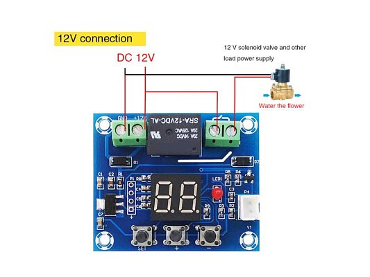 Modul XH-M214 pro automatickou závlahu včetně sondy