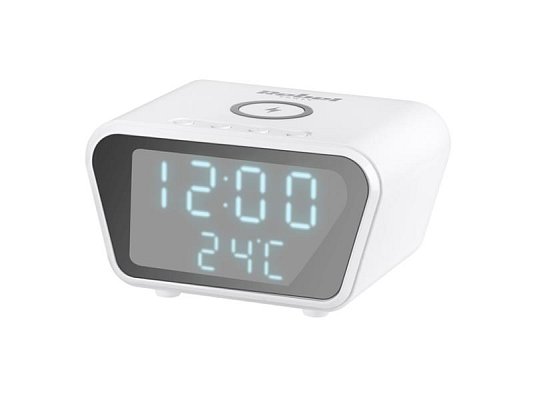 Hodiny s budíkem REBEL RB-6303-W