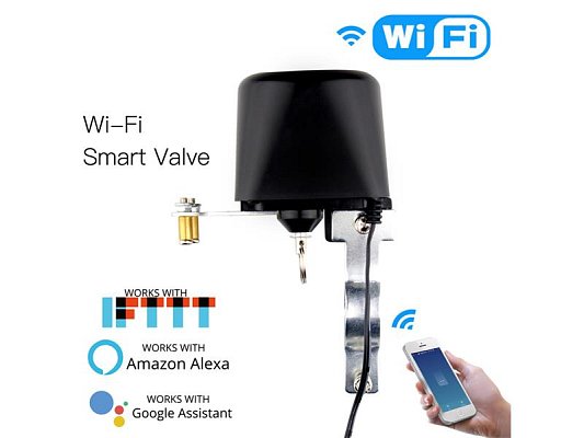 Smart motorizovaný zavírač ventilu MOES Water Valve WiFi Tuya