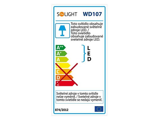 LED panel SOLIGHT WD107 12W