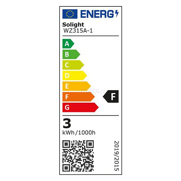 Žárovka LED GU10 3W bílá přírodní SOLIGHT WZ315A-1