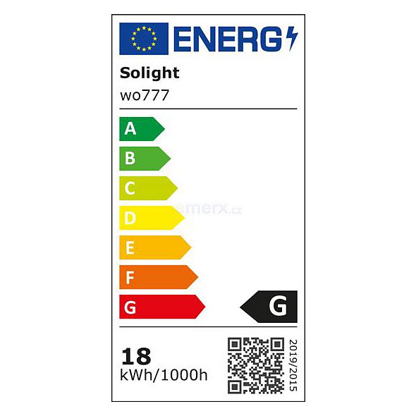 Svítidlo stropní SOLIGHT WO777 Plain 18W s mikrovlnným senzorem