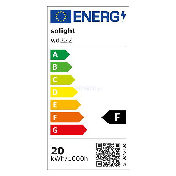 LED panel SOLIGHT WD222 20W