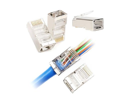 Konektor RJ45 8p-8c CAT.6E stíněný TEL0074