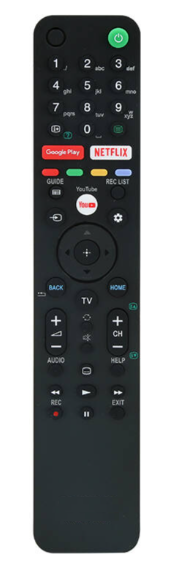 Sony RMF-TX200 replacement remote control of the same appearance without voice functions