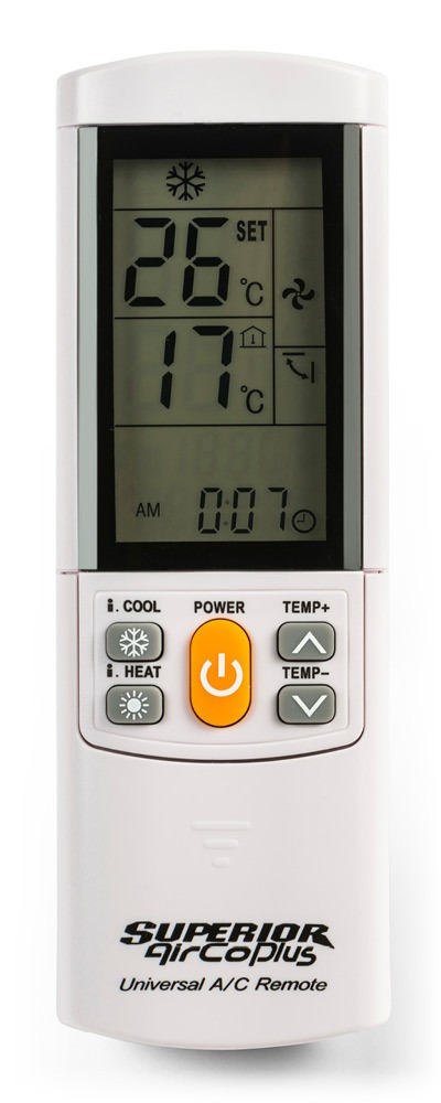 Remote control for Samsung air conditioners DB93-15169G, DB93-14643F, DB93-14643R, DB93-14643S, DB93-14643T universal